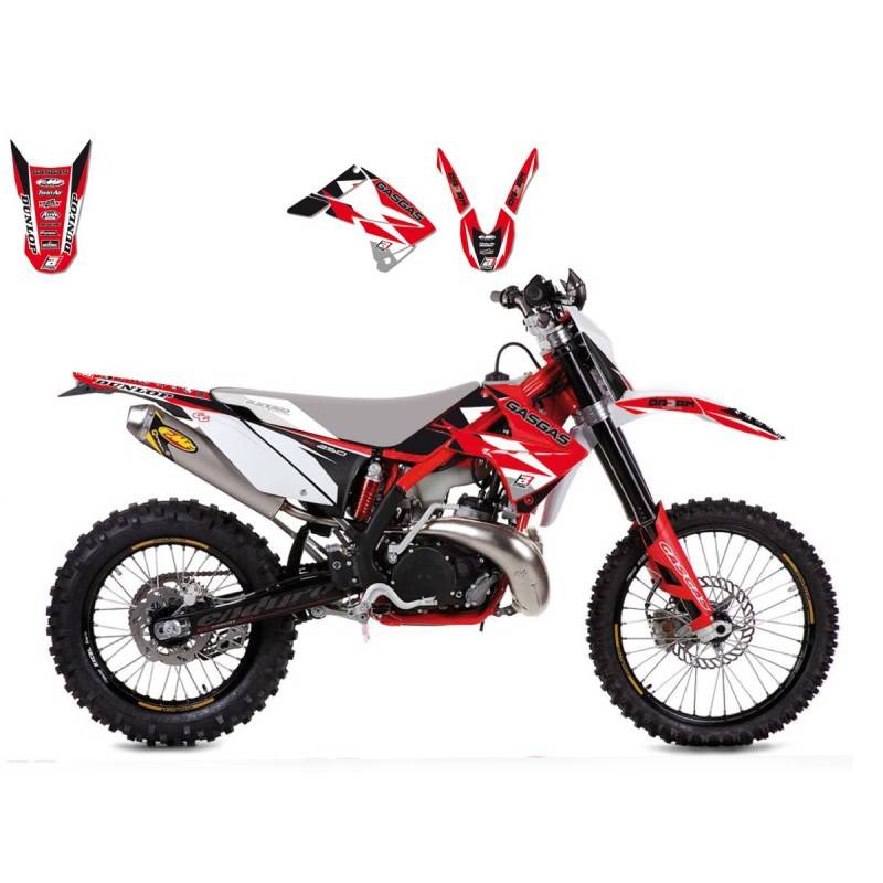 BLACKBIRD Kit de Adhesivos Gas Gas EC (10-13) BLACKBIRD DREAM 3 Kits Adhesivos