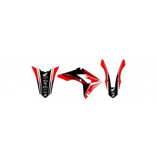 BLACKBIRD Kit de Adhesivos Honda CRF 250R (10-13) CRF 450R (09-12) BLACKBIRD DREAM 4 Kits Adhesivos