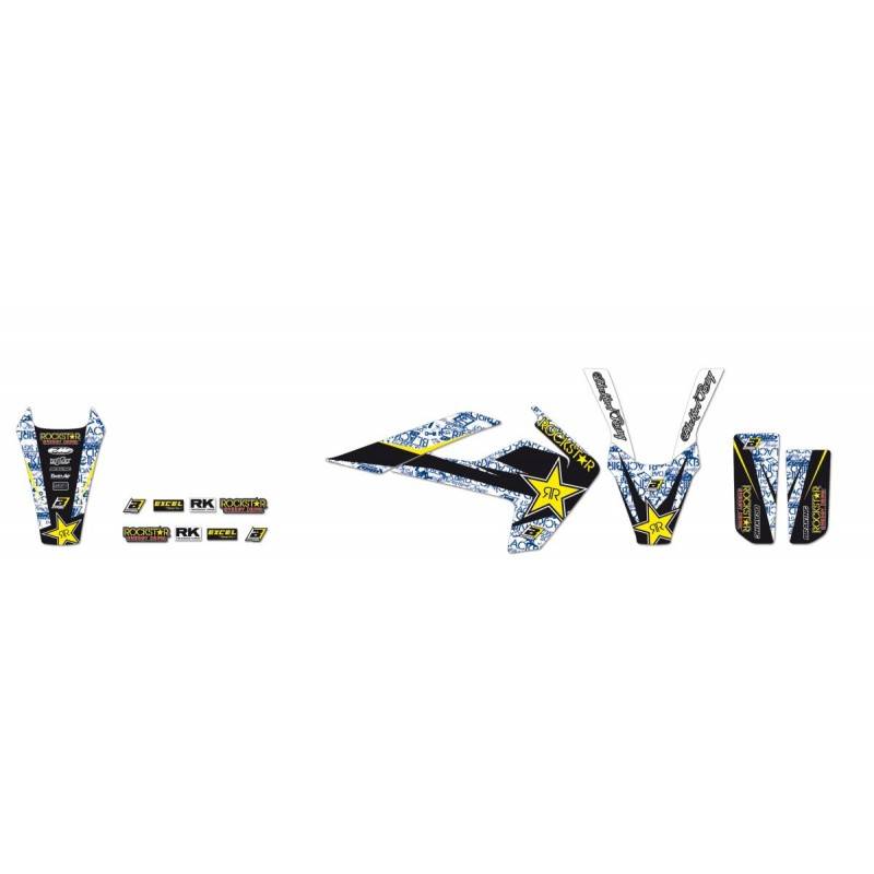 BLACKBIRD Kit de Adhesivos Husqvarna (14-16) BLACKBIRD ROCKSTAR Kits Adhesivos