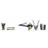 BLACKBIRD Kit de Adhesivos Husqvarna (14-16) BLACKBIRD ROCKSTAR Kits Adhesivos
