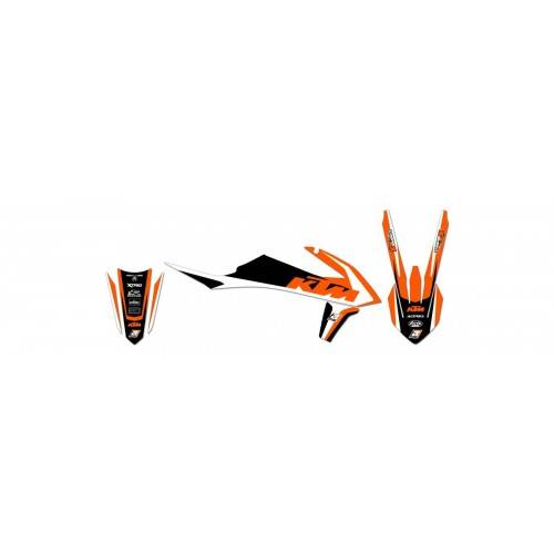 BLACKBIRD Kit de Adhesivos KTM EXC (05-07) SX/F (05-06) BLACKBIRD DREAM 4 Kits Adhesivos