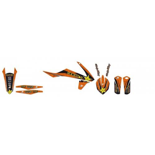 BLACKBIRD Kit de Adhesivos KTM EXC (03-04) SX (01-04) BLACKBIRD ROCKSTAR Kits Adhesivos