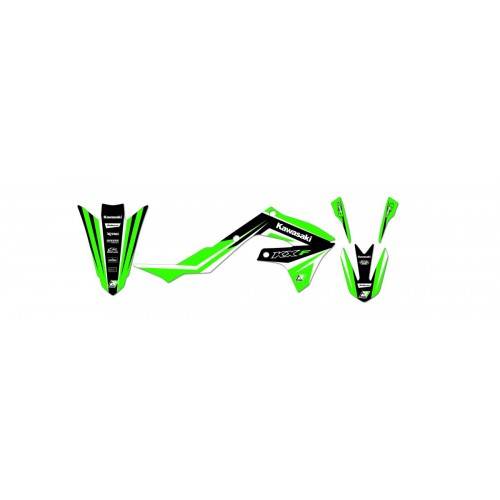 BLACKBIRD Kit de Adhesivos Kawasaki KX 450F (09-11) BLACKBIRD DREAM 4 Kits Adhesivos
