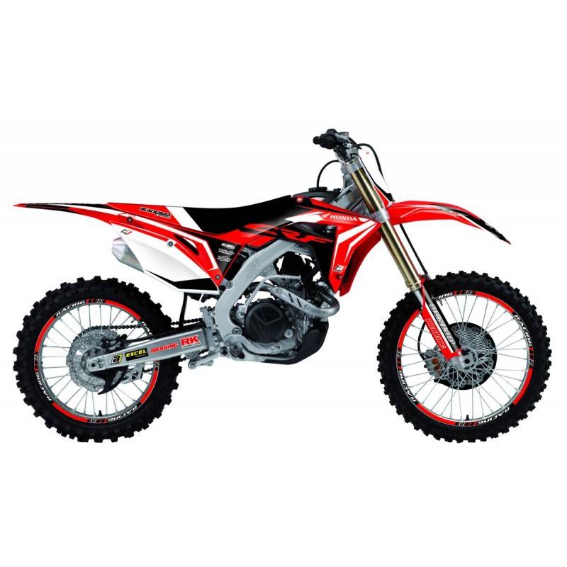 BLACKBIRD Kit de Adhesivos con Funda Honda CR 125R (98-99) CR 250R (97-99) BLACKBIRD DREAM 4 Kits Adhesivos