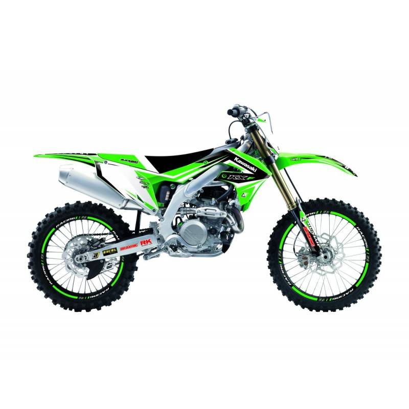 BLACKBIRD Kit de Adhesivos con Funda Kawasaki KX 450F (09-11) BLACKBIRD DREAM 4 Kits Adhesivos
