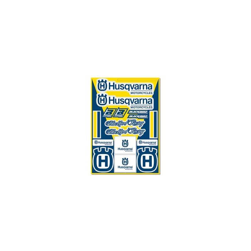 BLACKBIRD Lámina Adhesivos HUSQVARNA Universal BLACKBIRD Láminas Adhesivos