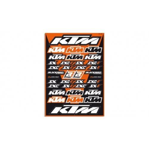 BLACKBIRD Lámina Adhesivos KTM Universal BLACKBIRD Láminas Adhesivos