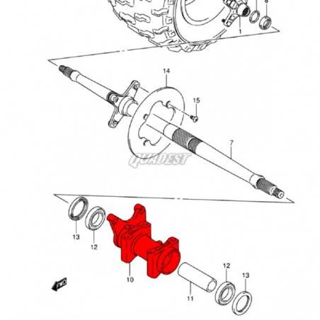 Suzuki LTZ 400 2004-2008 Ficha, descripción y recambios