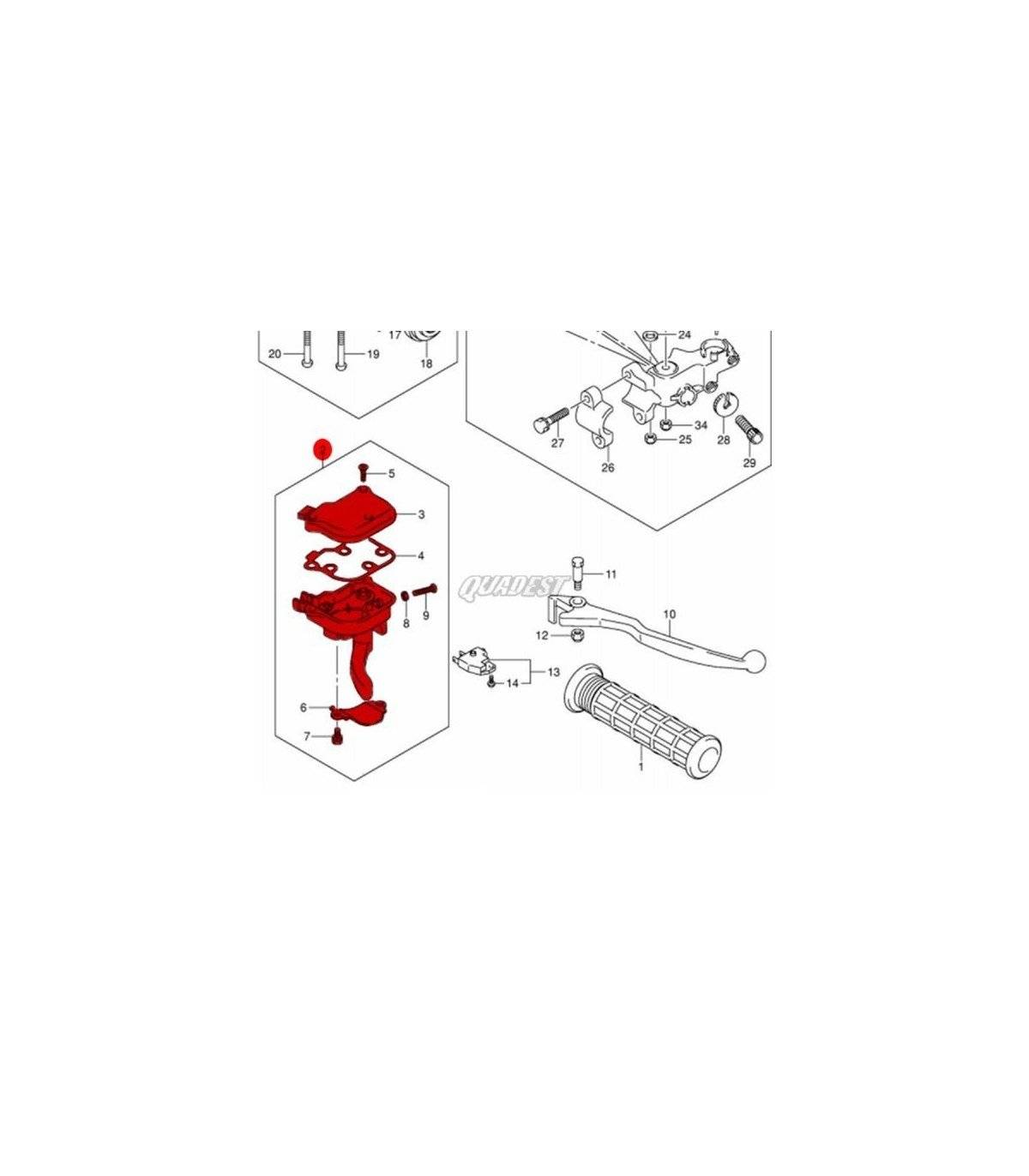Gatillo Original Suzuki LTZ 400 / Kawasaki KFX 400