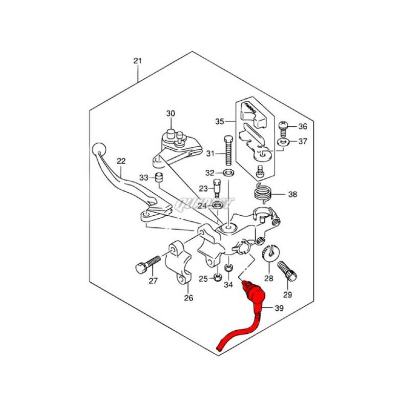 SUZUKI Interruptor Maneta Embrague Original Suzuki LTZ 400 Suzuki LTZ 400