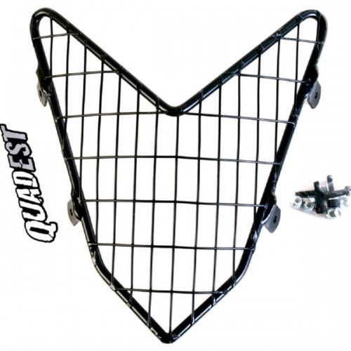 QUADEST Protector Ópticas Suzuki LTR 450 Negra Protectores Ópticas