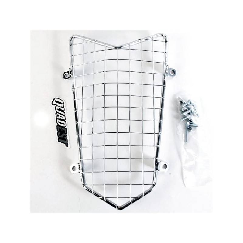 QUADEST Protector Ópticas Suzuki LTZ 400 Cromado Protectores Ópticas