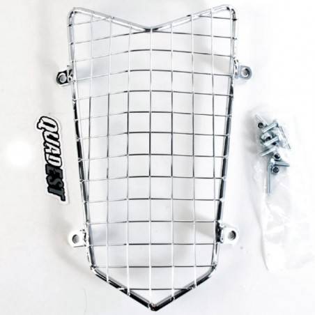 QUADEST Protector Ópticas Suzuki LTZ 400 Cromado Protectores Ópticas