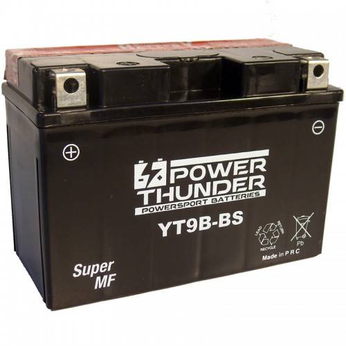 POWER THUNDER Batería POWER YT9B-BS Baterías