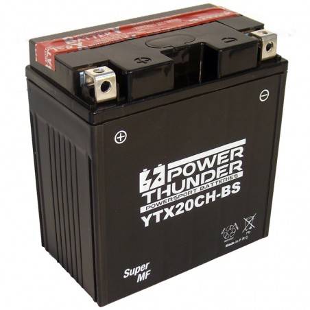 POWER THUNDER Batería POWER YTX20CH-BS Baterías