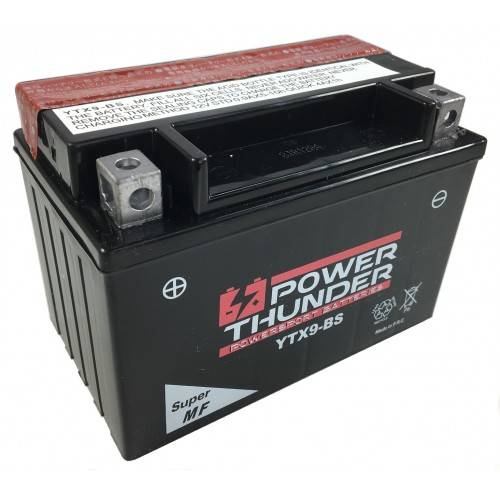 POWER THUNDER Batería POWER YTX9-BS Baterías