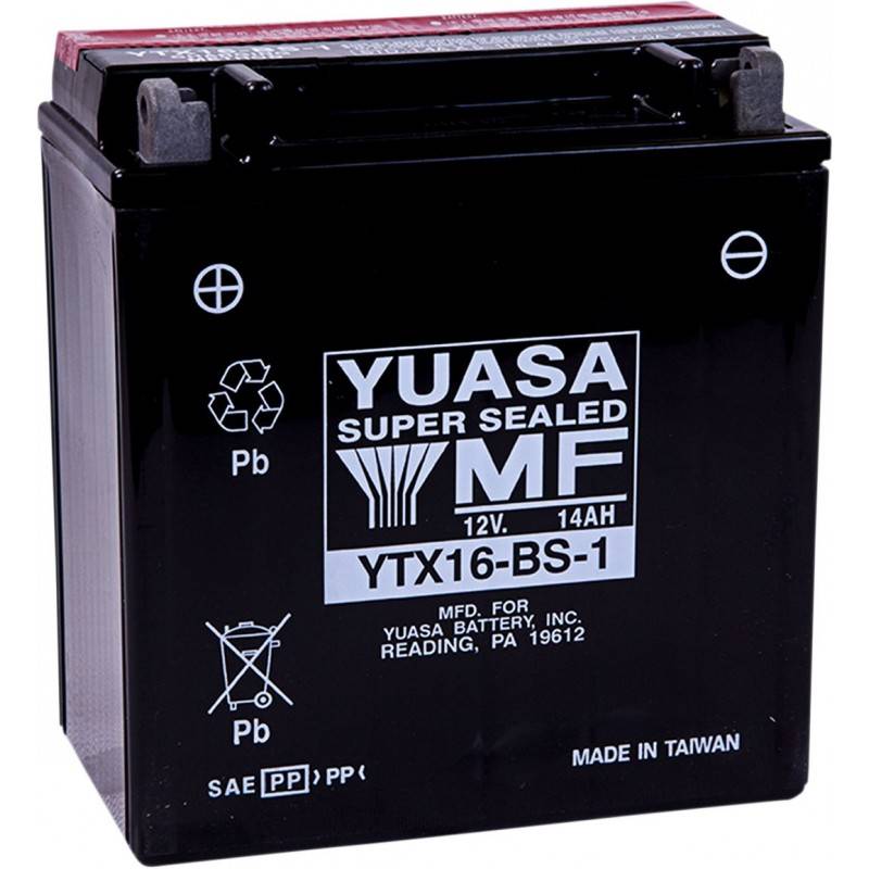 YUASA Batería YUASA YTX16-BS-1 Baterías