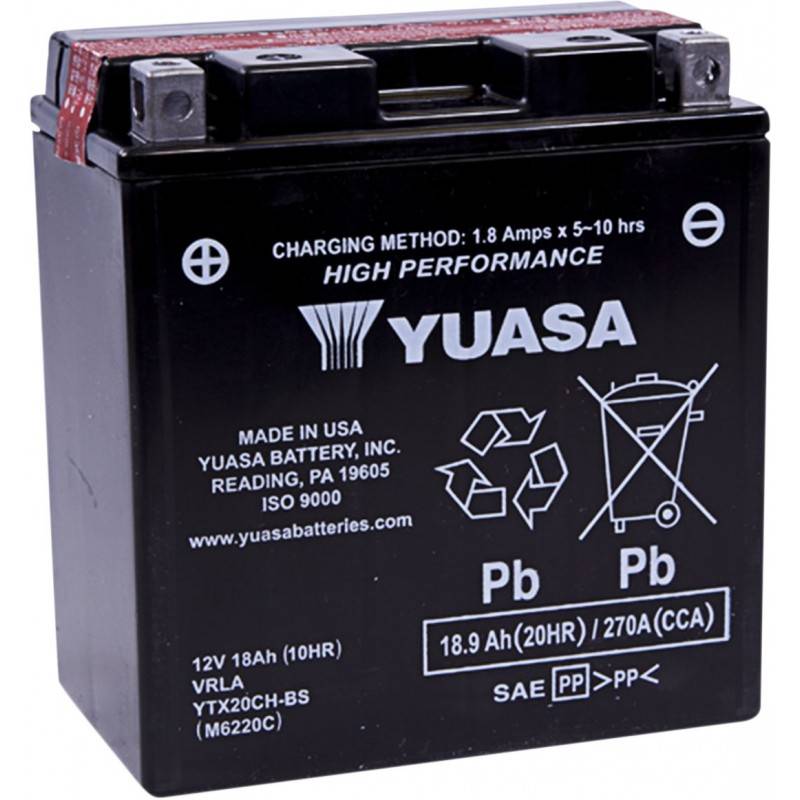 YUASA Batería YUASA YTX20CH-BS Baterías
