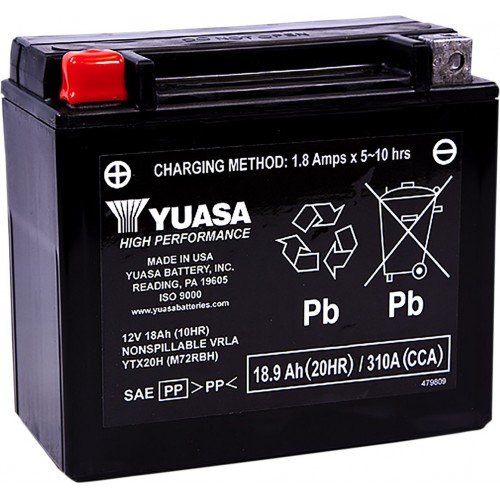 Batería YUASA YTX20H FA