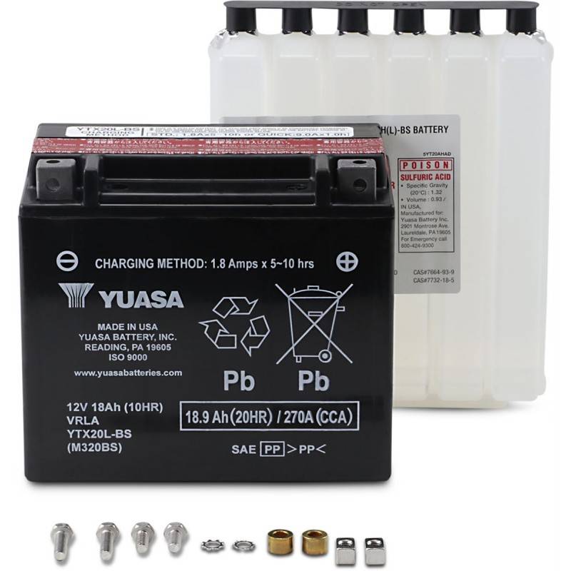 YUASA Batería YUASA YTX20L-BS Baterías