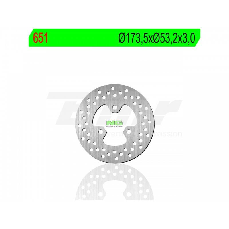NG BRAKES Disco de freno NG 651 Honda TRX 250EX / 300EX /400EX / 450R Delantero Discos de Freno
