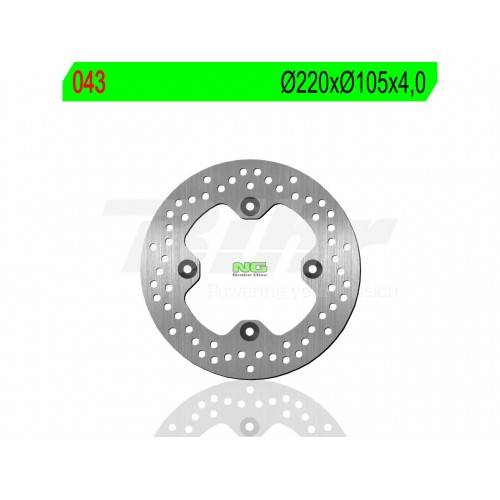 NG BRAKES Disco de freno NG 043 Suzuki LTZ 400 Trasero Discos de Freno