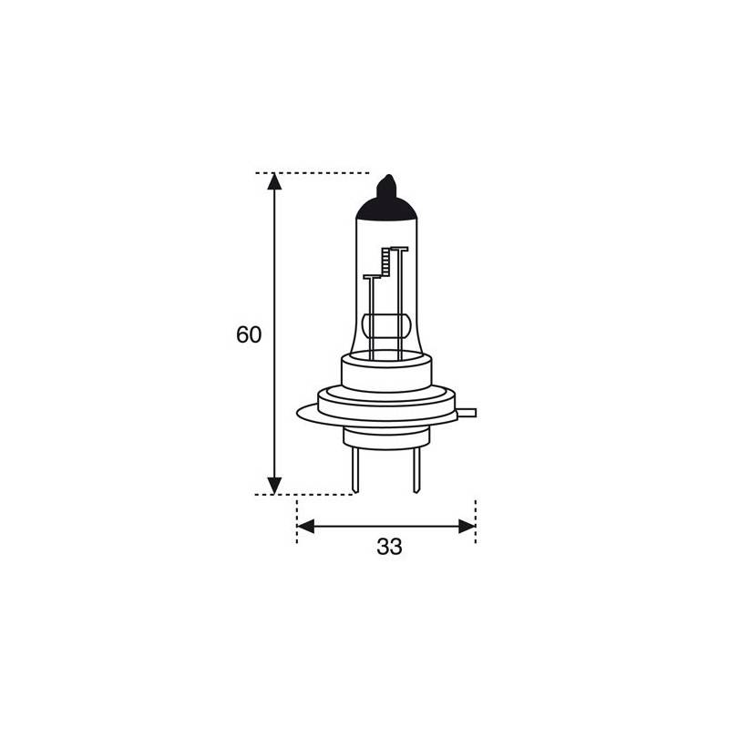 QUADEST Lámpara 12V 55W H7 Lámparas
