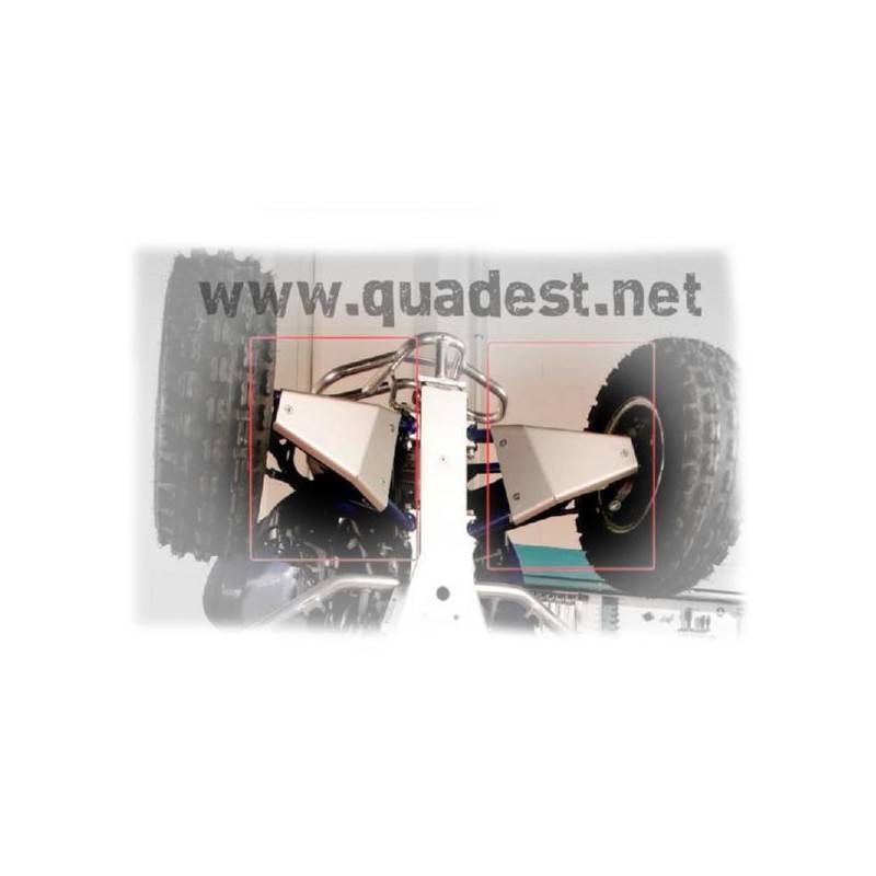 QUADEST Protectores Trapecios Quad Aluminio Yamaha Raptor 700 Protectores Trapecio