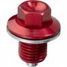 MOOSE RACING HARD PARTS Tornillo Drenaje Imantado Yamaha Rhino 660 Rojo MOOSE RACING Tornillos Aceite