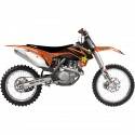 BLACKBIRD Kit de Adhesivos con Funda KTM EXC/F (14-16) SX/F (13-15)  BLACKBIRD ROCKSTAR Kits Adhesivos