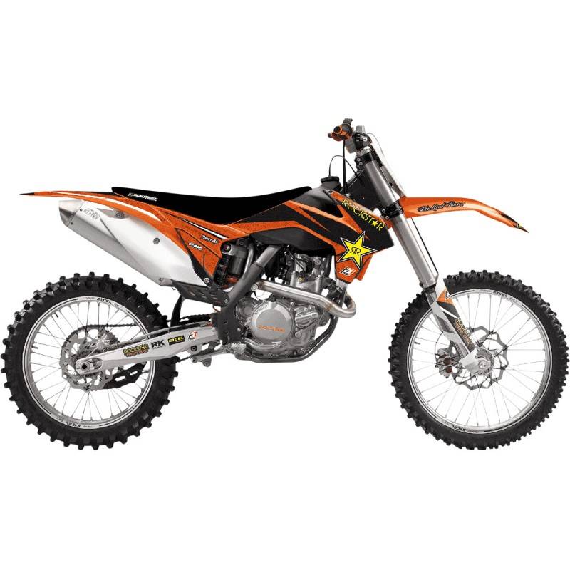BLACKBIRD Kit de Adhesivos con Funda KTM EXC/F (14-16) SX/F (13-15)  BLACKBIRD ROCKSTAR Kits Adhesivos