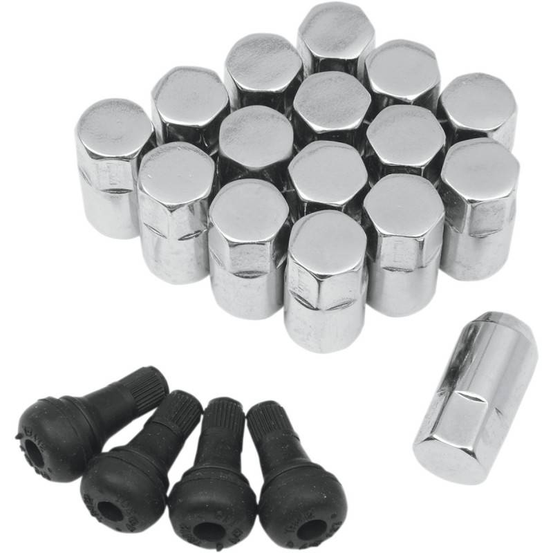 MOOSE RACING HARD PARTS Kit Tuercas Rueda 10x1.25 Cónicas Cerradas Vaso 17 (16 unidades) MOOSE RACING Tornillería Rueda