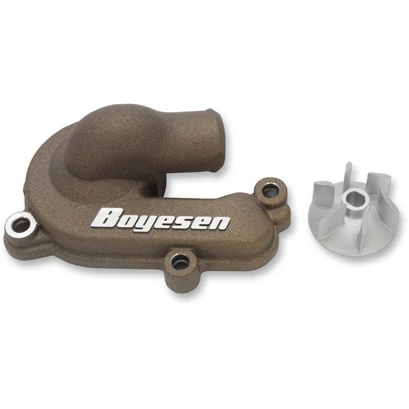 BOYESEN Kit Tapa + Hélice Bomba de Agua BOYESEN KTM/Husqvarna 250/350 (16-21) Tapas Bomba Agua