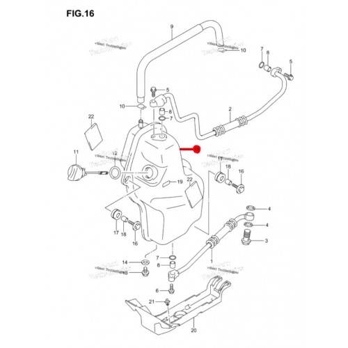 SUZUKI Depósito Aceite Original Suzuki LTZ 400 OEM nº15 Suzuki LTZ 400