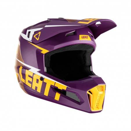 LEATT Casco Infantil LEATT Moto 3.5 Indigo Cascos