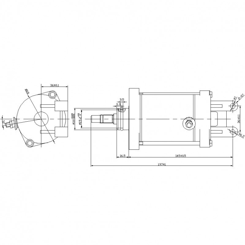 JMP Motor Arranque Yamaha Raptor 660 R (01-05) JMP Motores Arranque