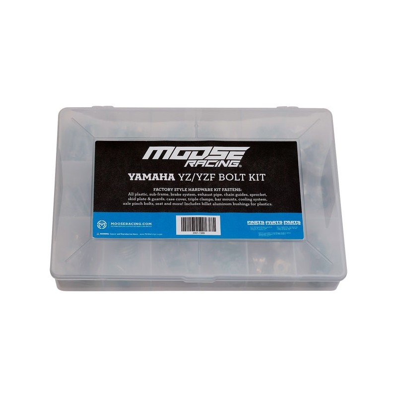 MOOSE RACING HARD PARTS Kit Tornillería M1 Yamaha MOOSE RACING (200pcs) Tornillería