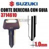 SUZUKI Llave Virgen Suzuki Corte Derecha 1mm con Guía Llaves y Llaveros