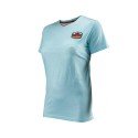LEATT Camiseta Casual Mujer Leatt Premium Teal Camisetas Mujer Casual