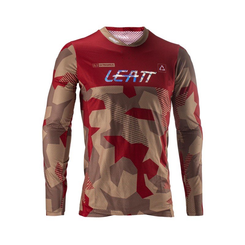 LEATT Camiseta Leatt Moto 5.5 UltraWeld Ruby Camisetas Hombre