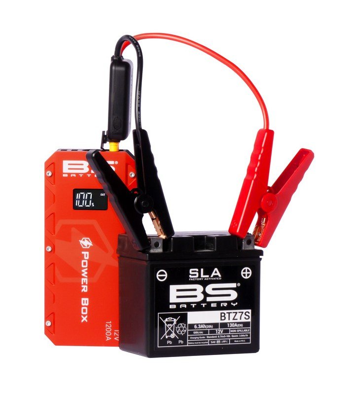BS BATTERY Arrancador de Baterías Booster Power Box PB-02 Cargadores-Arrancadores