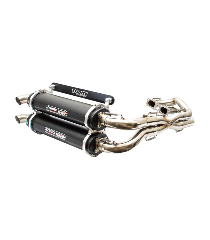 TRINITY RACING Escape Completo TRINITY STAGE 5 Dual Polaris RZR XP / XP 4 1000 (15-20) Escapes Completos