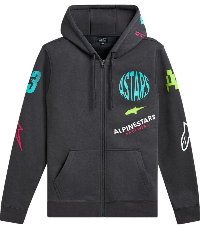 ALPINESTARS Sudadera ALPINESTARS con capucha y cremallera Variegate Sudaderas Hombre