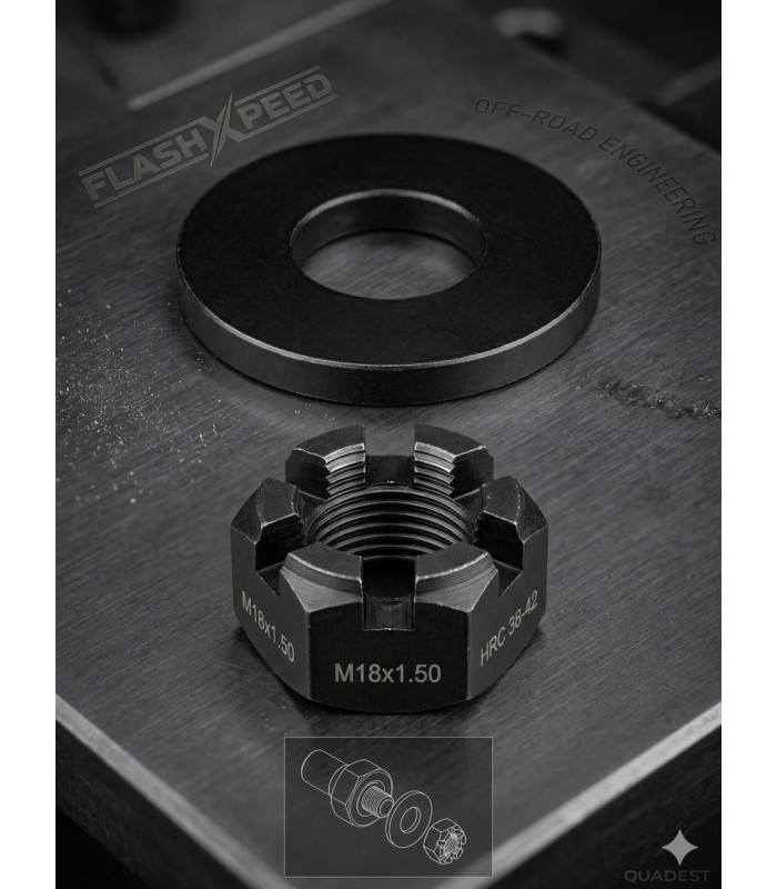 QUADEST Tuerca para Extremo Eje FLASH Tornillería