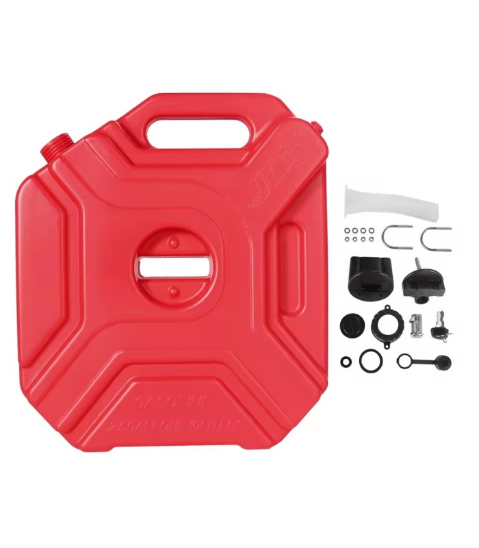 QUADEST Bidón Gasolina TZYC 10L con soporte Bidones Gasolina