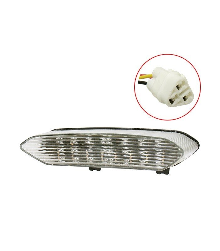 QUADEST Piloto Trasero Homologado Yamaha Raptor 700 R (06-20) / YFZ 450 (06-13) Homologadas ITV