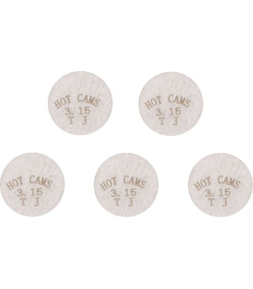 HOT CAMS Pastillas de Reglaje 9.48 x 3.15 (5 Unidades) Pastillas Reglaje