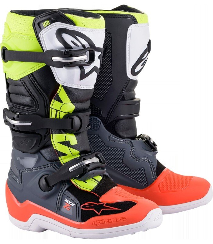 ALPINESTARS Botas infantiles ALPINESTARS TECH 7S GY/RD/YL EQUIPACION / Botas / Botas Niño