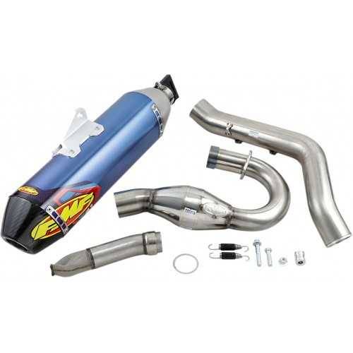 FMF Escape Completo FACTORY 4.1 Yamaha YFZ 450R Titanio Azul Escapes Completos