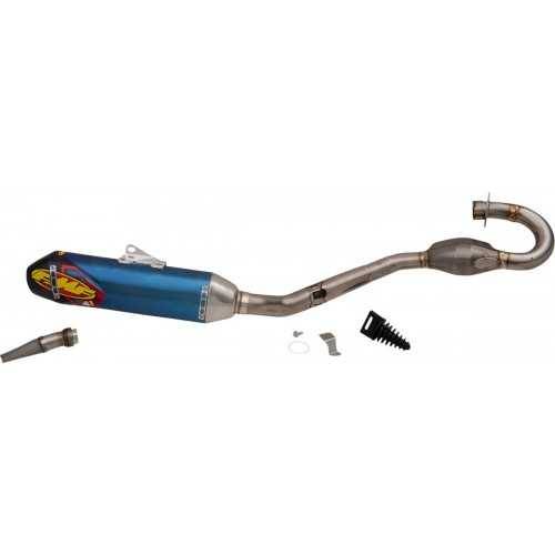 FMF Escape Completo FMF FACTORY 4.1 RCT Kawasaki KX 450F(19-21) Titanio Anodizado Azul Escapes Completos